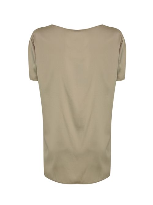 Blusa Cortona in raso seta Sabbia MM Max Mara | 2516111017600017